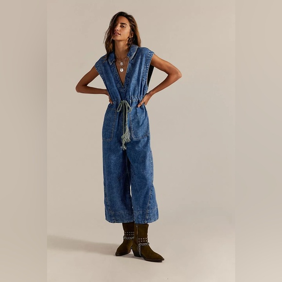 We The Free Pants - We The Free Lantana Cropped Coverall